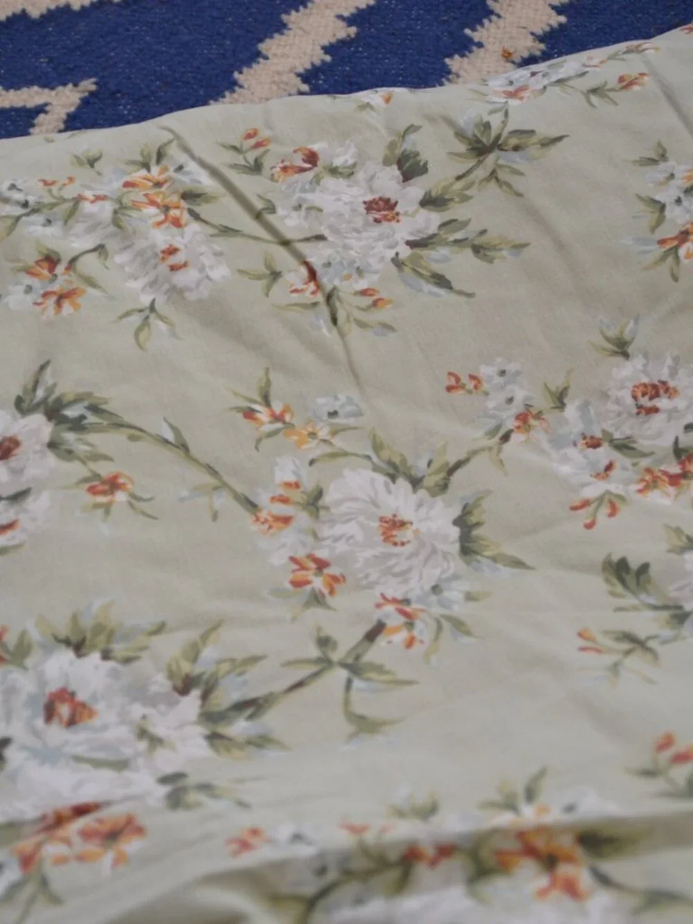 4 pc Waverly Garden Room Pleated/Ruffle Carolina Gardens Magnolia Sheet Set
